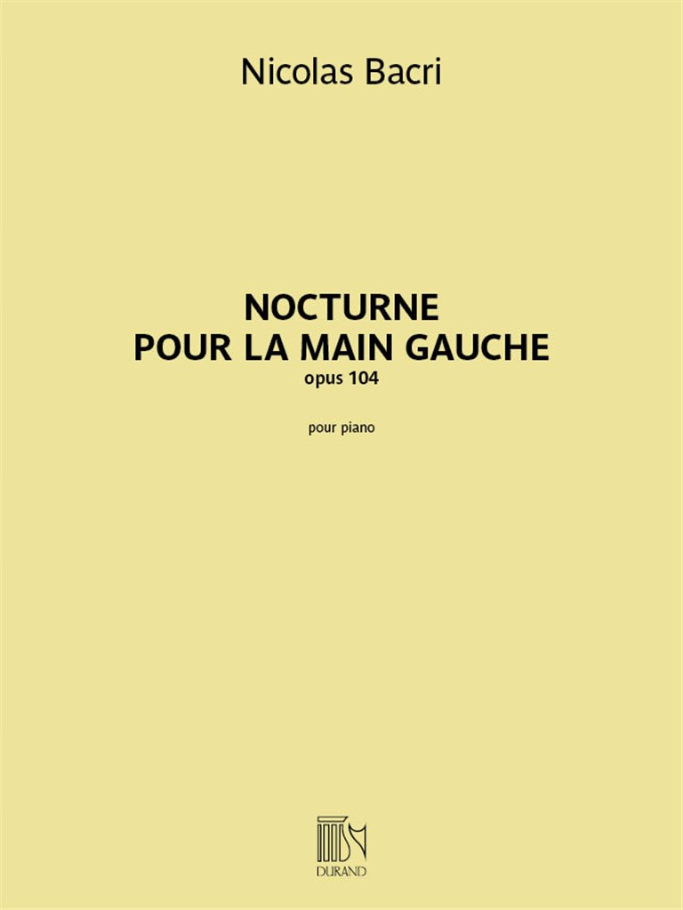 Nocturne pour la main gauche, opus 104